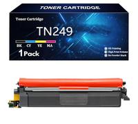 TN249 Cartucho de Tóner para Brother TN249K TN249M TN249C TN249M Compatible para Brother DCP-L3520CDW L3560CDW MFC-L3720CDW L3780CDW HL-L3220CW L3220CDW L8240CDW Impresoras,Y-1 Pack