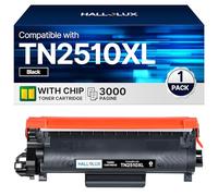 TN2510 TN2510XL Cartucho de tóner compatible con Brother TN-2510 Tóner para TN-2510XL Brother HL-L2400DW HL-L2400DWE DCP-L2620DW DCP-L2627DW MFC-L2800DW MFC-L2827DW MFC-L2835DW (1 negro, 1 negro, 1