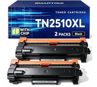 TN2510XL TN2510 Tóner Compatible para Brother TN-2510XL HL-L2400DWE | TN-2510 XL 2510XL para HL-L2400DW DCP-L2627DWE DCP-L2620DW DCP-L2660DW MFC-L2800DW MFC-L2860DW MFC-L2827DW (2 Negro)