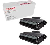 TN3130 / TN3170 / TN3230 / TN3280 pack 2 cartuchos de toner compatible con Brother TN-3130 / TN-3170 / TN-3230 / TN-3280 para DCP 8060, 8065DN, 8070, 8080DN, 8085DN, Brother HL 5240, 5250…