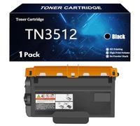 TN3512 Cartucho de Tóner Compatible para Brother TN 3512 TN-3512 Reemplazo de Tóner para Brother DCP-L5500 L5500DN L6600DW HL-L5000D L5200DW L6250DN MFC-L5700 L5750 L6900DW,Black-1 Pack