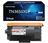 TN3650XLP Cartucho de Tóner de Repuesto para Brother TN3650XLP TN-3650XLP para Brother DCP-L5510Dw HL-L5210DN L5210DW MFC-L5710DN L5710DW L6710DW EX910 Impresoras con Chip,Black-1 Pack
