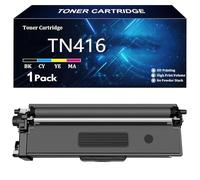 TN416 Cartucho de Tóner Repuesto para Brother TN416BK TN416C TN416Y TN416M para Brother HL-L8260CDW L9310CDW L8360CDW DCP-L8410CDW MFC-L8900CDW L9570CDW Impresoras con Chip,BK-1 Pcs