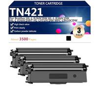 TN421 Cartucho de Tóner de Alta Capacidad Compatible para Brother HL-L 8260CDW HL-L 8360CDW HL-L 8360CDWT HL-L9310CDW MFC-L8610CDW Impresoras, Varias Especificaciones Disponibles,3*Black