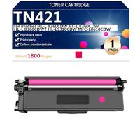 TN421 Cartuchos de Tóner Compatibles para Brother HL-L 8260CDW HL-L 8360CDW HL-L 8360CDWT HL-L9310CDW MFC-L8610CDW Impresoras, Alto Rendimiento 3600 Páginas, Impresión Nítida,Magenta