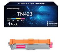 TN423 Cartucho de Tóner Compatible para Brother TN-423 TN-421 TN421 HL-L8260CDW HL-L8360CDW DCP-L8410CDW MFC-L8690CDW MFC-L8900CDW Impresoras ,Magenta-1 Pack