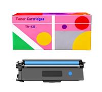 TN423 TN-423 TN421 Cartucho de tóner Compatible con Brother MFC-L8690CDW HL-L8260CDW DCP-L8410CDW HL-L8360CDW MFC-L8900CDW TN423C TN423Y TN423M(Cyan,Standard Yield)