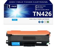 TN426 Cartucho de Tóner Compatible para Brother HL-L8260CDW HL-L8360CDW DCP-L8410CDW MFC-L8690CDW MFC-L8900CDW Impresoras, Alto Rendimiento 6500 Páginas, Impresión Nítida,Cyan-1 Pack