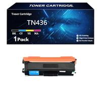 TN436 Cartucho de Tóner Compatible para Brother TN-436 TN431 TN433 HL-L8360CDW HL-L8360CDWT HL-L9310CDW MFC-L8895CDW MFC-L8900CDW MFC-L8905CDW MFC-L9570CDW Impresoras ,C-1 Pack