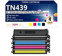 TN439 Cartuchos de Tóner de Alta Capacidad para Brother HL-L8260CDW HL-L8360CDW HL-L8360CDWT HL-L9310CDW MFC-L8610CDW Impresoras, Impresión de Alta Definición,1 Set