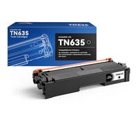 TN635 TN635XL - Cartucho de tóner negro compatible con impresoras Brother HL-L8430CDW L8430CDWT L8570CDW MFC-L8730CDW L8930CDW L8970CDW MFC-EX575, alto rendimiento 5500 páginas, chip mejorado -1 negro