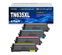 TN635XL TN635 Cartucho de tóner de alto rendimiento para Brother TN635XL 635XL compatible con HL-L8430CDW HL-L8430CDWT HL-L8570CDW MFC-L8730CDW MFC-L8930CDW MFC-L8970CDW MFC-EX575 (B C M Y)