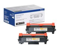 TN770 Toner Cartridge for Brother Printer - TN-770 Toner Compatible for HL-L2370DW, HL-L2370DW XL, MFC-L2750DW, MFC-L2750DW XL, TN770 2-Pack Super High Yield Black, (5,000 Pages/ Cartridge)