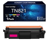 TN821 Cartucho de Tóner Repuesto para Brother TN821 TN821BK TN821C TN821Y TN821M para Brother HL-L9430CDN L9470CDN MFC-L9630CDN 9670CDN Impresoras con Chip,M-1 Pack