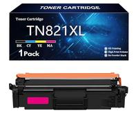 TN821XL Cartucho de Tóner de Repuesto para Brother TN821XL TN821XLBK TN821XLC TN821XLY TN821XLM para Brother HL-L9430CDN L9470CDN MFC-L9630CDN 9670CDN Impresoras con Chip,M-1 Pack