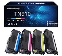 TN910 Cartucho de Tóner Compatible TN910 TN910BK TN910C TN910Y TN910M para Brother HL-L8260CDW L8360CDWT L9310CDW DCP-L8410CDW MFC-L8610CDW L8900CDW L9570CDW Impresoras,4 Color-4 Pack