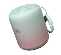 T'nB Altavoz Color - Altavoz Inalámbrico Portátil, Conexión Bluetooth 8 Horas, Pequeño Altavoz Impermeable IPX4 para Ducha, Mini Formato Moderno y Colorido - Degradado Verde y Rosa