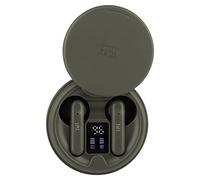 T'NB Auriculares Bluetooth 5.1, TWS inalámbricos Semi intraurales con micrófono integrado, duración de hasta 20 horas de escucha, indicador de carga, control táctil, SHINY2 - Verde