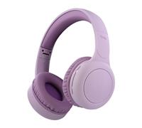 T'nB - Auriculares Bluetooth inalámbricos, Supra-Auricular cómodos, almohadillas de espuma, micrófono incorporado, aro ajustable, autonomía 24 horas, ligero y plegable, color morado