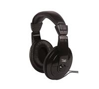 T'nB Auriculares Diadema HiFi - con Cable Extra Largo de 8 Metros y Control de Volumen, Ideales para la TV