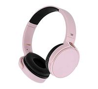 T'nB - Auriculares inalámbricos Bluetooth 5.0, Modelo Single 2, 8 Horas de Escucha. Ajustable, Puerto Jack, cómodo, micrófono y Controles Integrados, para Deportes y Entrenamientos, Color Rosa