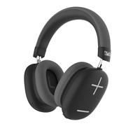 T'NB - Auriculares inalámbricos plegables con reducción de ruido pasiva, con conexión Bluetooth, sonido estéreo con micrófono incorporado, duración de hasta 50 horas - negro