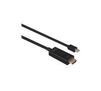 T''nB - Cable HDMI Mini Displayport 2m HDMI tipo A (Estándar) Negro