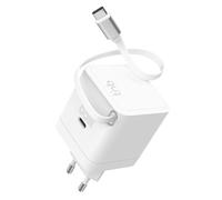 T'nb - cargador gan, 2 usb-c 1 usb-a, power delivery, 65 w, color blan