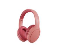 T'NB Auriculares inalámbricos plegables con reducción de ruido pasiva, con conexión Bluetooth, sonido estéreo con micrófono incorporado, duración de hasta 30 horas - rosa