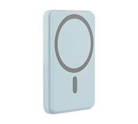T'nB Color - Batería externa para iPhone, magnética 5000 mAh | Compatible con MagSafe, Inalámbrico y USB-C de 20 W, Compatible con iPhone 12 a 16, Azul