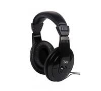 T'nB Auriculares Diadema HiFi - con Cable Extra Largo de 8 Metros y Control de Volumen, Ideales para la TV