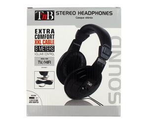 T'nB - CSHOME1 auricular y casco Auriculares Alámbrico Diadema Negro