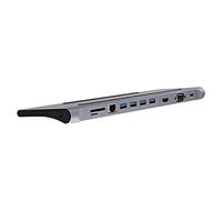 Tnb DOCKUSBC11 Dock USB 11 en 1, Aluminio