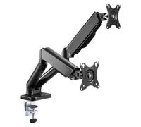 Tnb ergo line tnb - soporte articulado doble brazo para monitor - negr