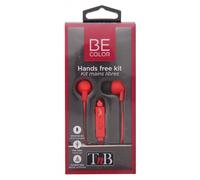 T'nB - ESBCRD auricular y casco Auriculares Alámbrico Dentro de oído Rojo