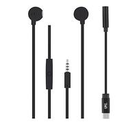 TNB ESSWEETCBK Auriculares Semi Intraurales, Adaptador Tipo C, Negro