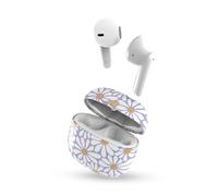 T'nB Flower - Auriculares Bluetooth inalámbricos, semiintraurales | Bluetooth 5.3, duración de hasta 15 horas, control táctil, micrófono incorporado, modelo flor