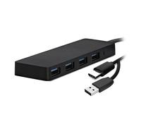 T'nB - HUB 4 puertos USB-A 3.0, transferencia de alta velocidad - Negro