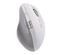 T'nB - Ratón inalámbrico recargable infinito, rueda desactivada ultra rápida, doble rueda y botones de acceso directo, conexión Bluetooth o USB-A, larga duración - blanco