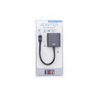 T'nB Micro adaptador MIHDMIVGA HDMI a VGA Negro
