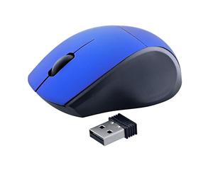 T'nB Miny Ratón Óptico Inalámbrico Azul, Ultra Compacto, Ideal para Portátil PC