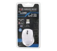 T'nB MM240 USB Óptico 1600DPI Blanco - Ratón (Óptico, USB, 1600 dpi, Blanco)