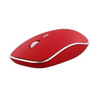 Ratón inalámbrico T'nB MWRUBBY6 Ambidextro 1600 DPI Rojo Plata clic silencioso