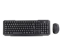 T'Nb PackRatón y Teclado -Conectividad inalámbrica y QWERTY Español, Incluye la Ñ.