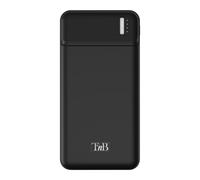 T'nb pbu10000 batería externa polímero 10000 mah negro