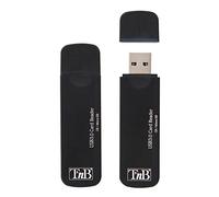T'nB Pocket Reader - Lector de Tarjeta de Memoria (USB 3.0), Color Negro