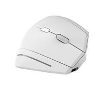 T'nB - Ratón Ergonómico Vertical Inalámbrico Recargable, Inclinación de 53° para Reducir el Dolor de Muñeca, Conexión Bluetooth y USB-A, Botones Anterior/Siguiente, Comodidad Ideal - Blanco