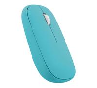 T'nB - Ratón iClick Color Dual Connect, 2 en 1, Bluetooth y dongle inalámbrico USB-A, elegante y ultrafino, conexión Plug & Play, espera automática, color azul
