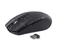 T'nB - Ratón inalámbrico de diseño de moda colorido, doble modo Bluetooth y USB-A, recargable de alta autonomía, precisión 1600 DPI, 6 botones - Modelo Astro