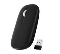 T'nB - Ratón inalámbrico Dual Connect, 2 en 1 (Bluetooth y dongle inalámbrico USB-A), color negro